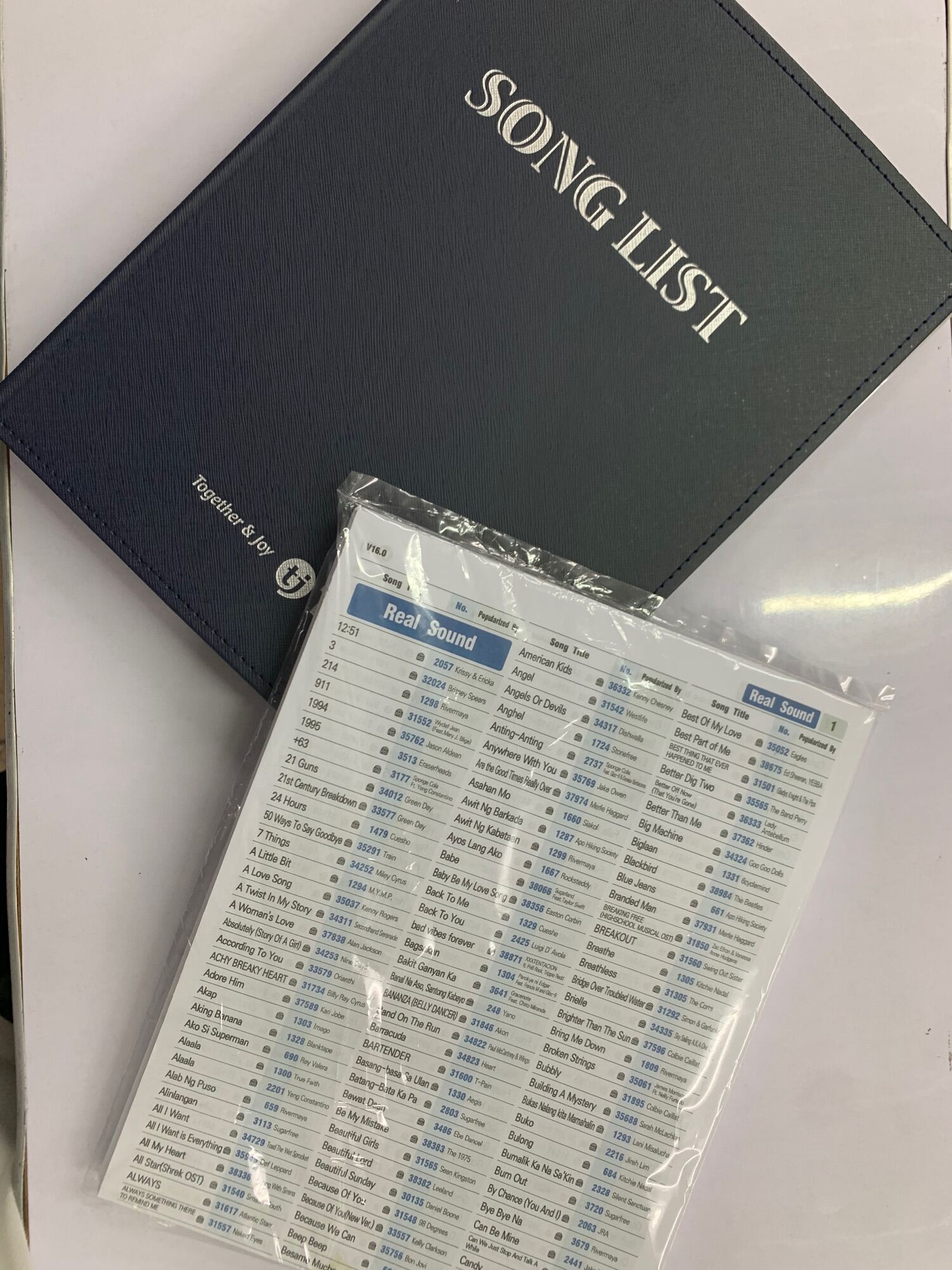 TJ Media Songbook (Original Clearbook) Lazada PH