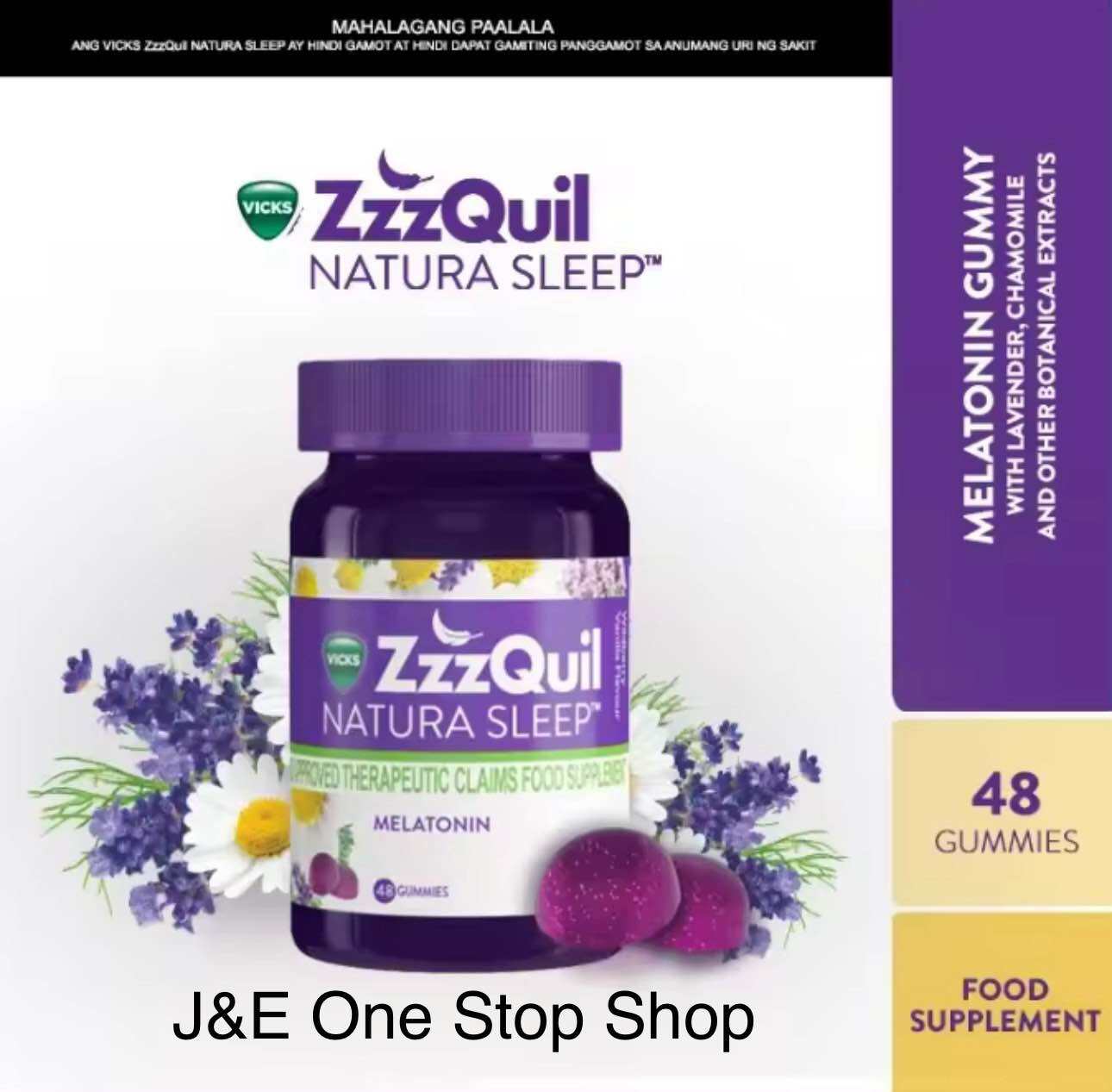 ZzzQuil Natura Sleep Melatonin Gummies