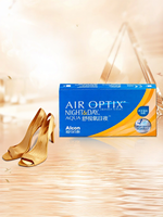 Alcon | Day and Night High Oxygen Permeability Medical Grade Contact Lenses 3 Pieces