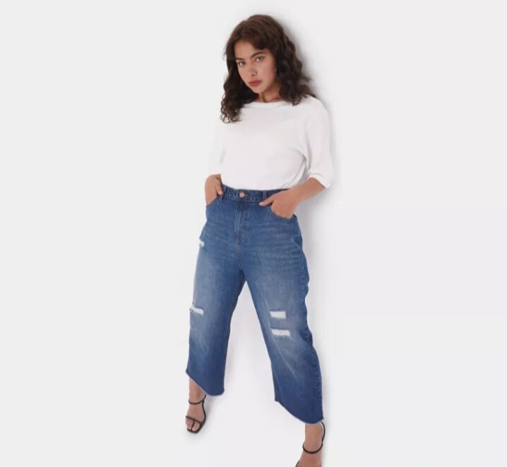 STRAGHT RIPPED JEANS FOR LADIES | Lazada PH