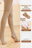 aiwuge | Ballet Dance Tights with Holes Girls Silk Stockings
