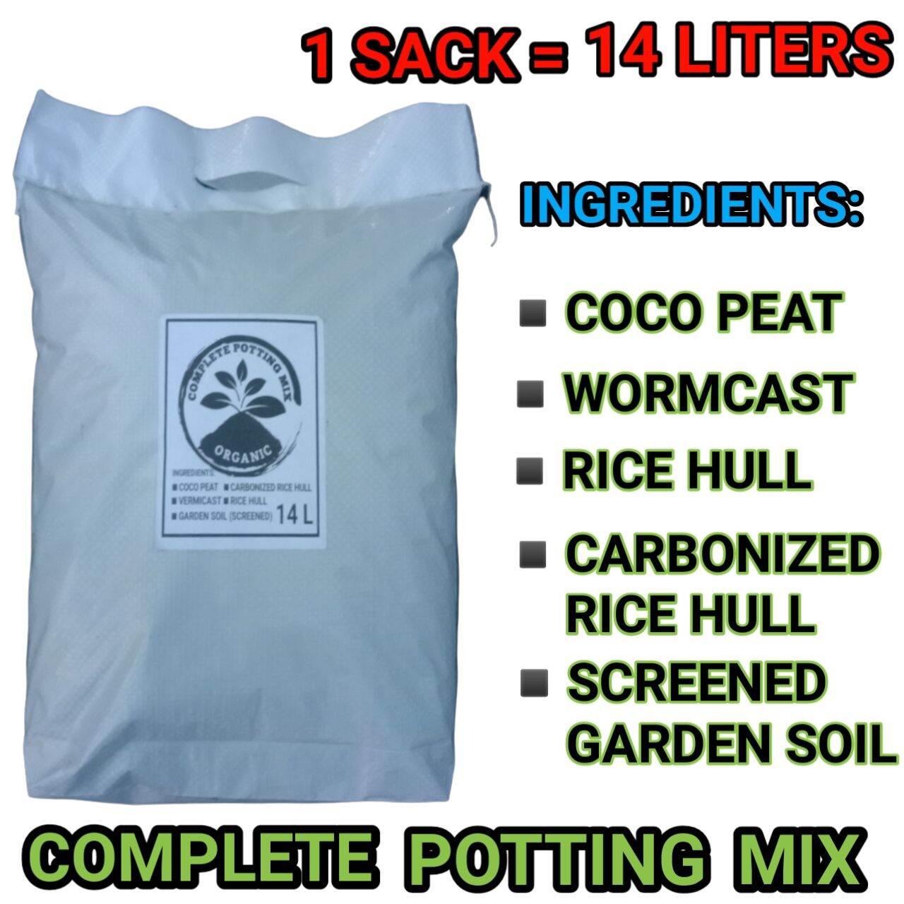 Loam Soil -Complete Potting Mix 1Sack 14 Liters