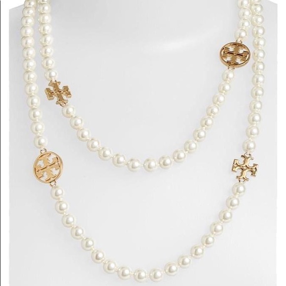 Tory Burch faux pearl necklace | Lazada PH