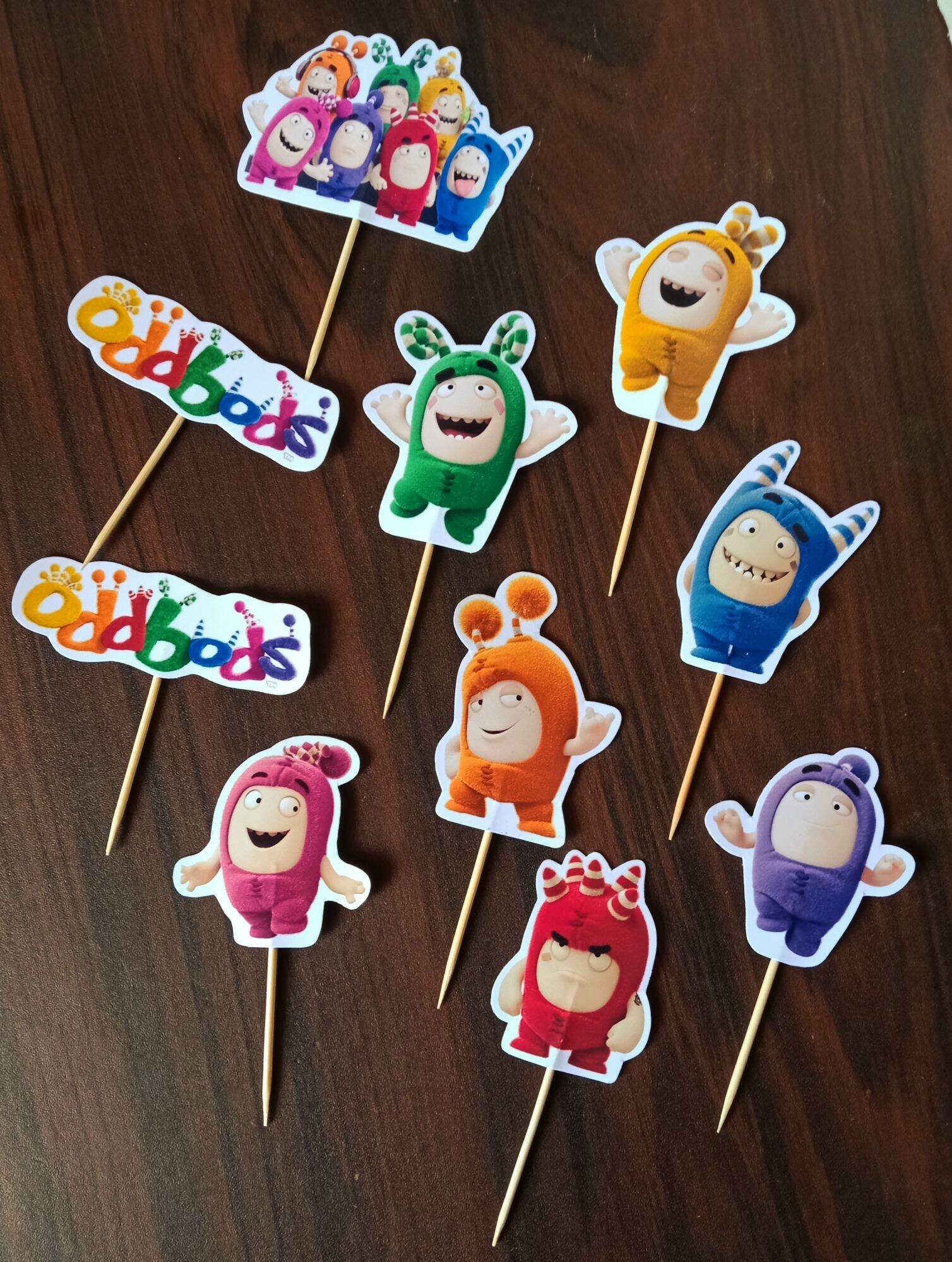 ODDBODS CUPCAKE TOPPER (10PCS) Lazada PH