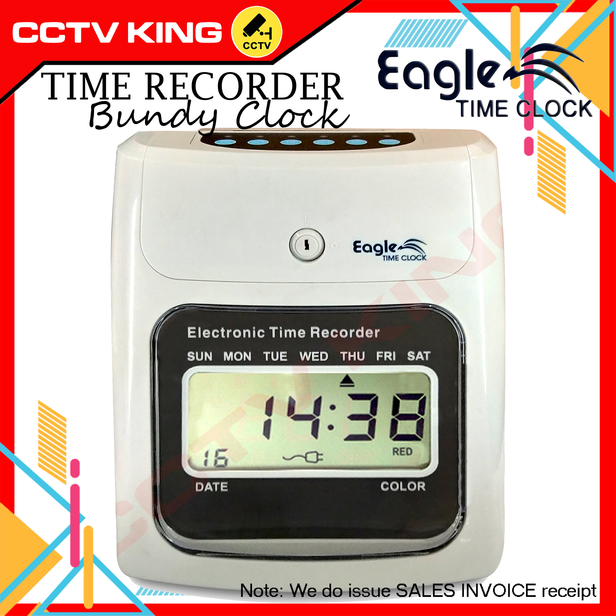 Bundy Clock Time Attendance Keeper DTR EAGLE TIME CLOCK up to 200