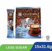 [Old Town] OldTown White Coffee 3in1 LESS SUGAR 15 sachets per pack  from MALAYSIA