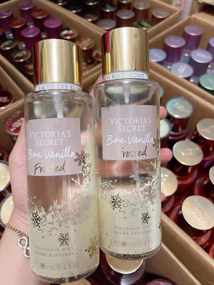 Victoria Secret bare vanilla frosted fragrance mist 8.4fl oz/250ml