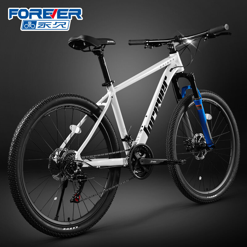 Shanghai Forever Brand Mountain Bike Shimano Variable Speed Bicycle Aluminum Alloy off-Road Shock Absorber Sports Racing