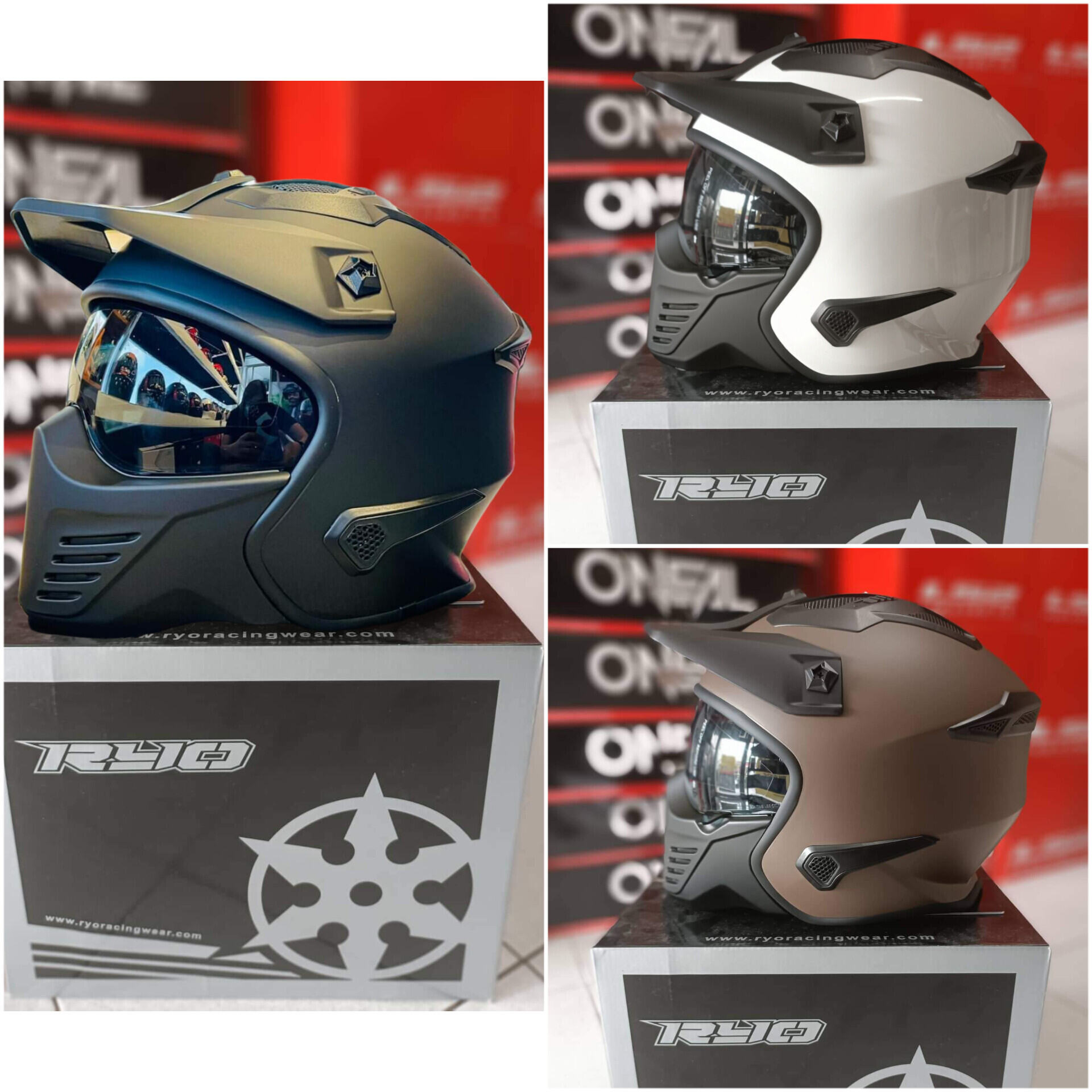 Ryo rx1 jet store helmet