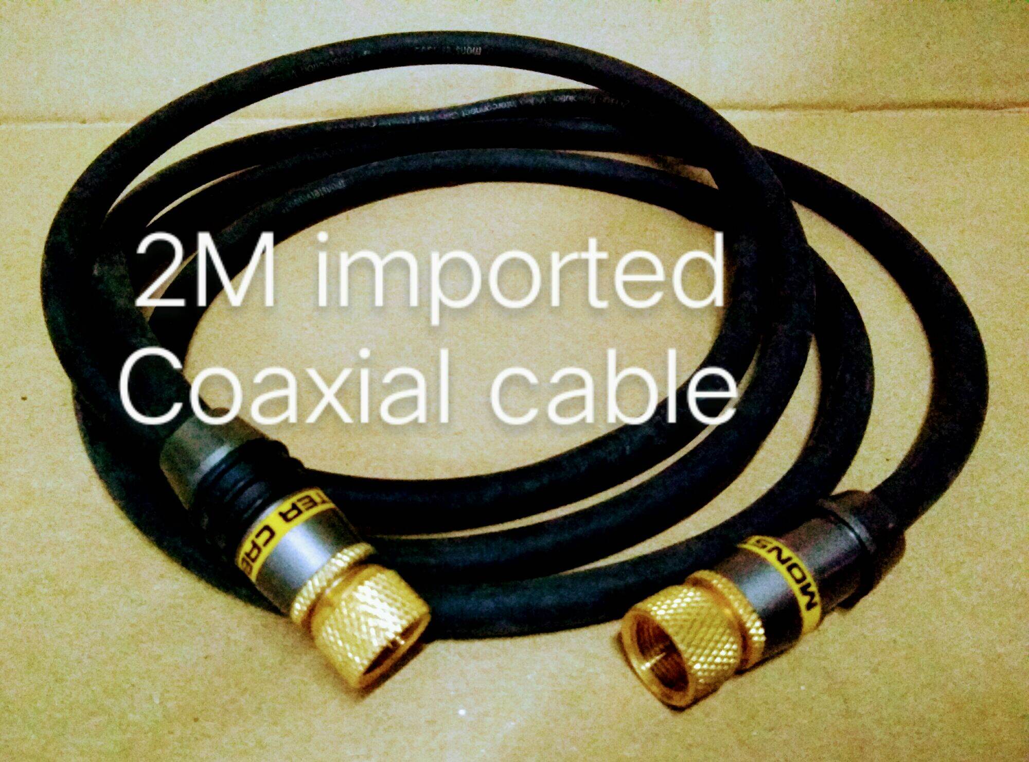 Monster COAXIAL 2Meters Cable TV Cable Lazada PH