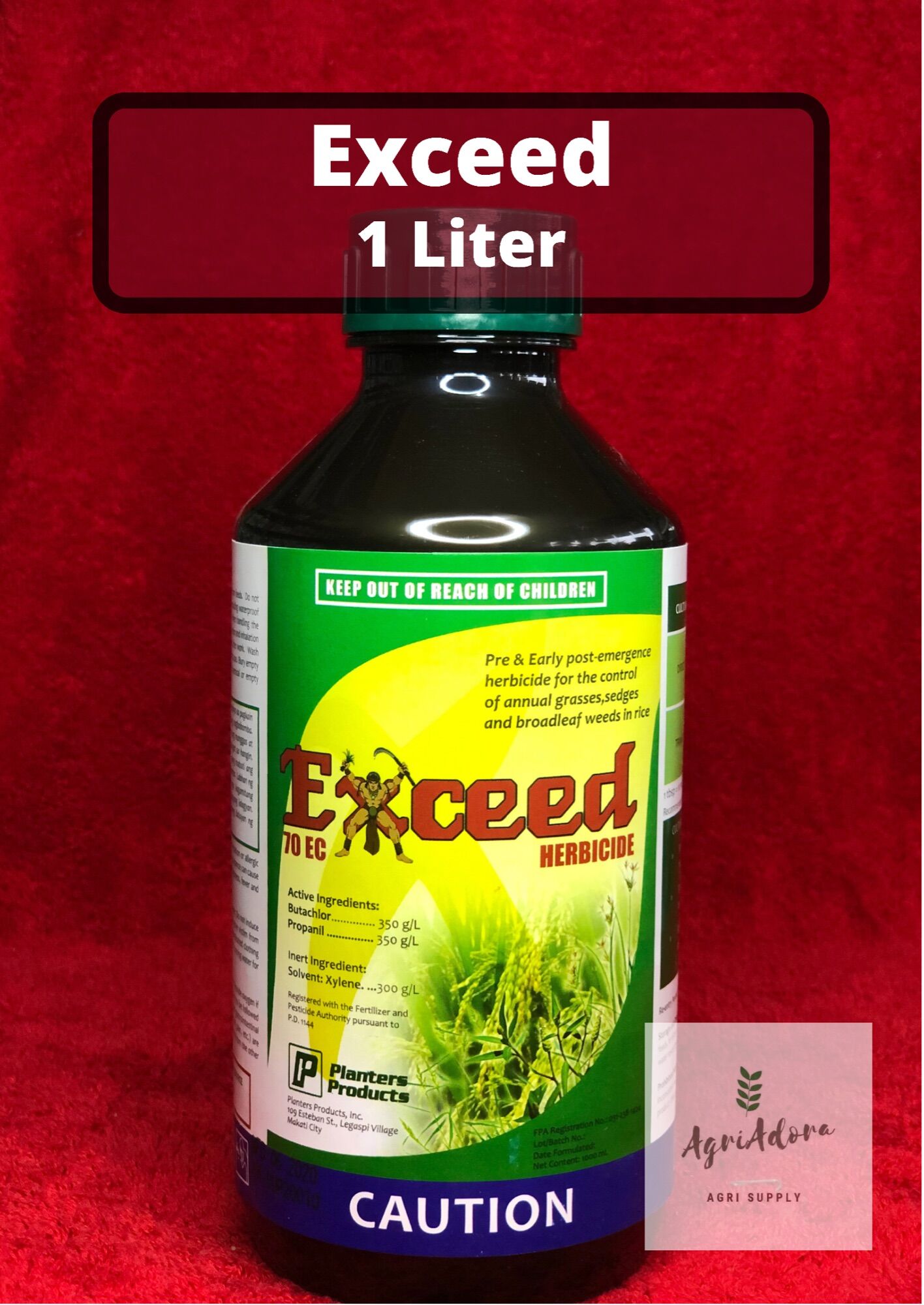 Exceed 70 EC Herbicide 1 Liter (Planters Products) Lazada PH