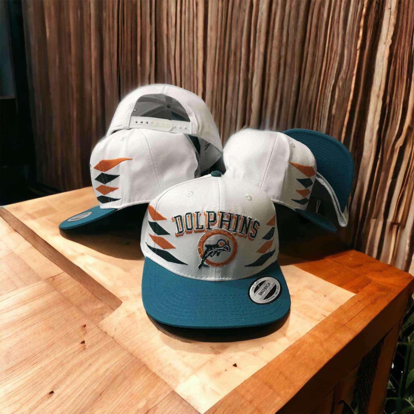 Vintage Miami Dolphins Sports Specialties Shadow SnapBack Hat