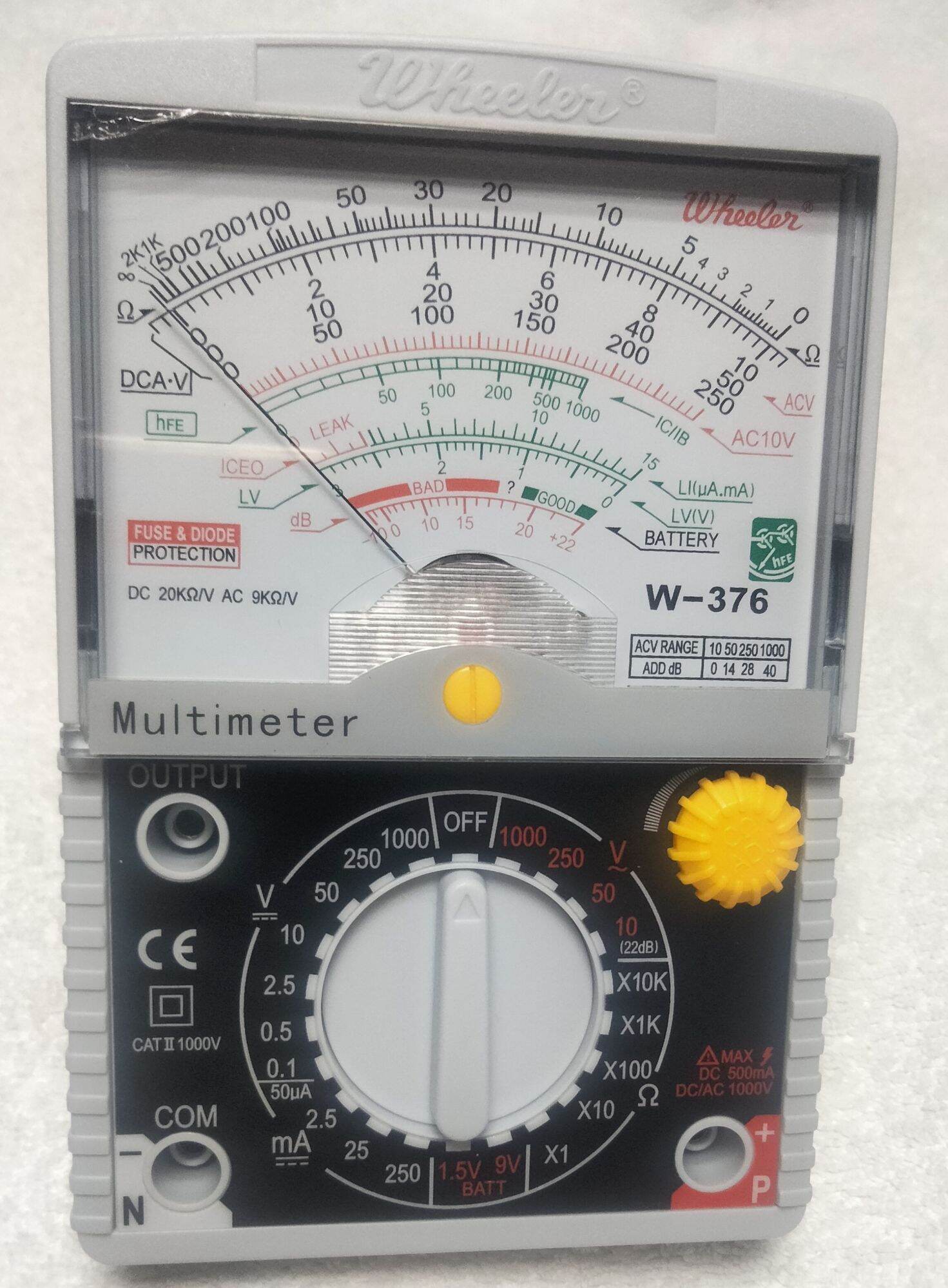 WHEELER ANALOG MULTIMETER TESTER Lazada PH