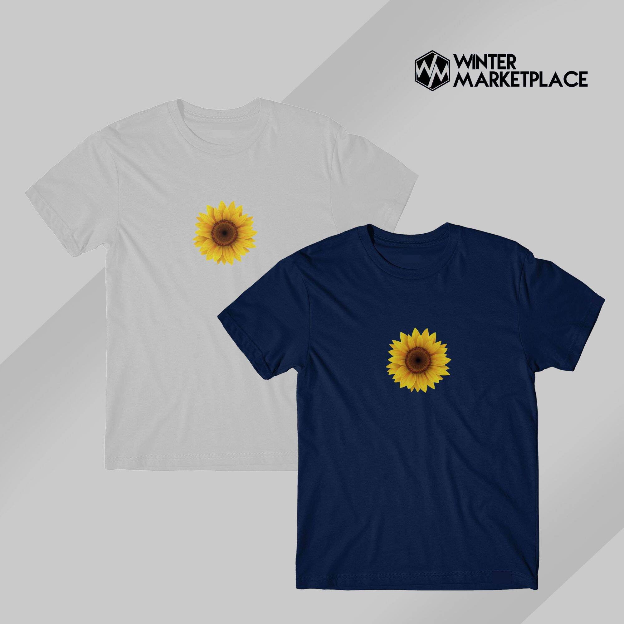 sunflower-design-print-shirt-lazada-ph