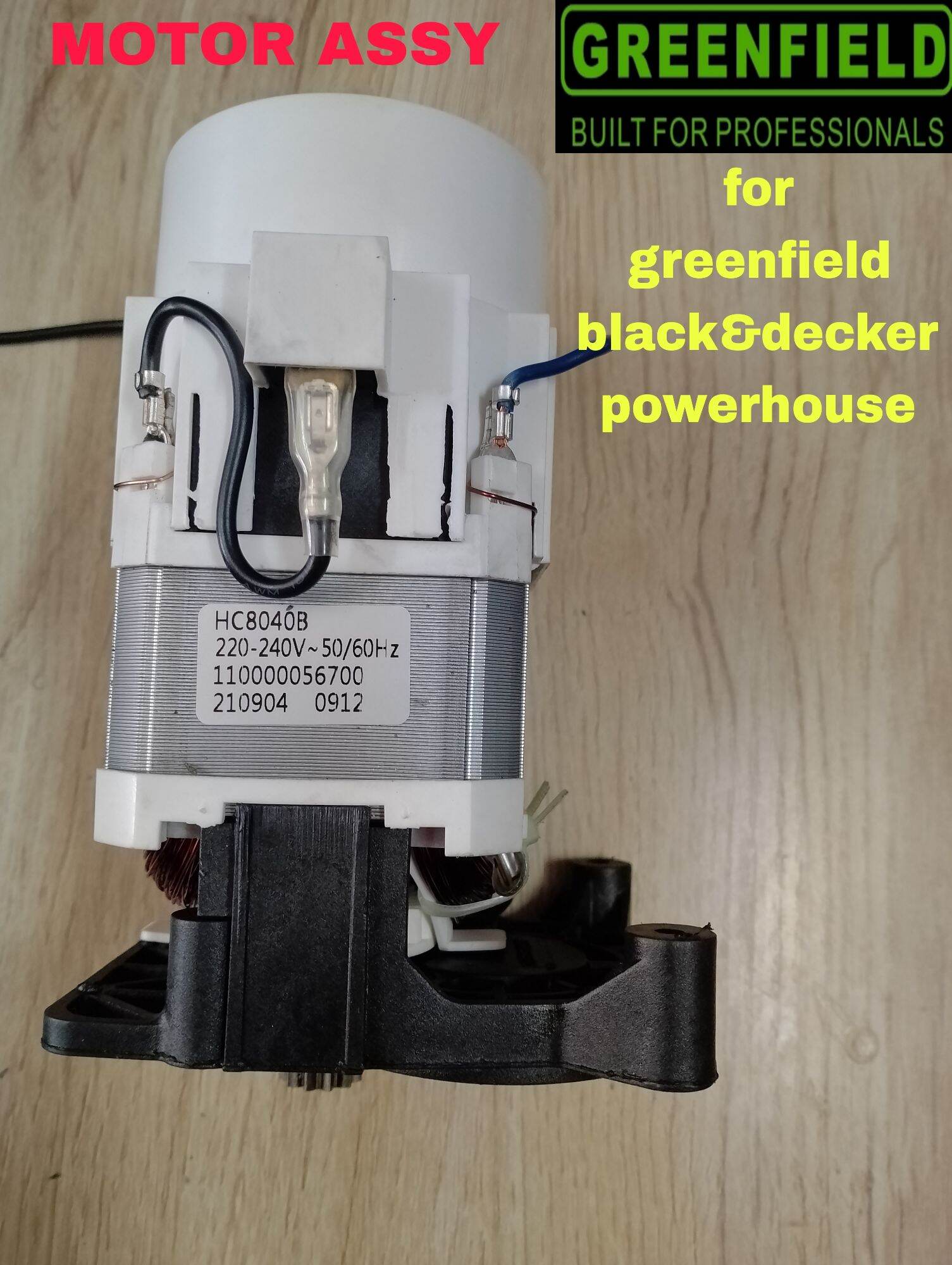 MOTOR ASSY ORIG FOR GREENFIELD BLACK DECKER POWER HOUSE Lazada PH