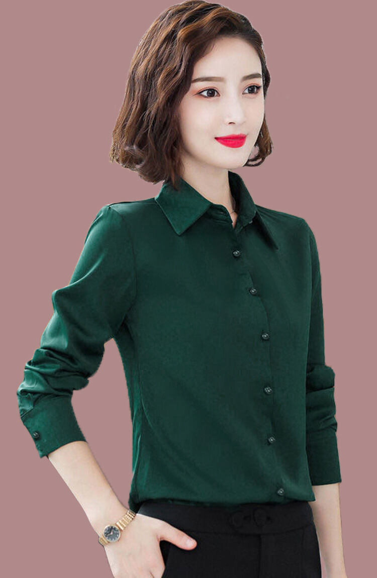 dark green shirt womens