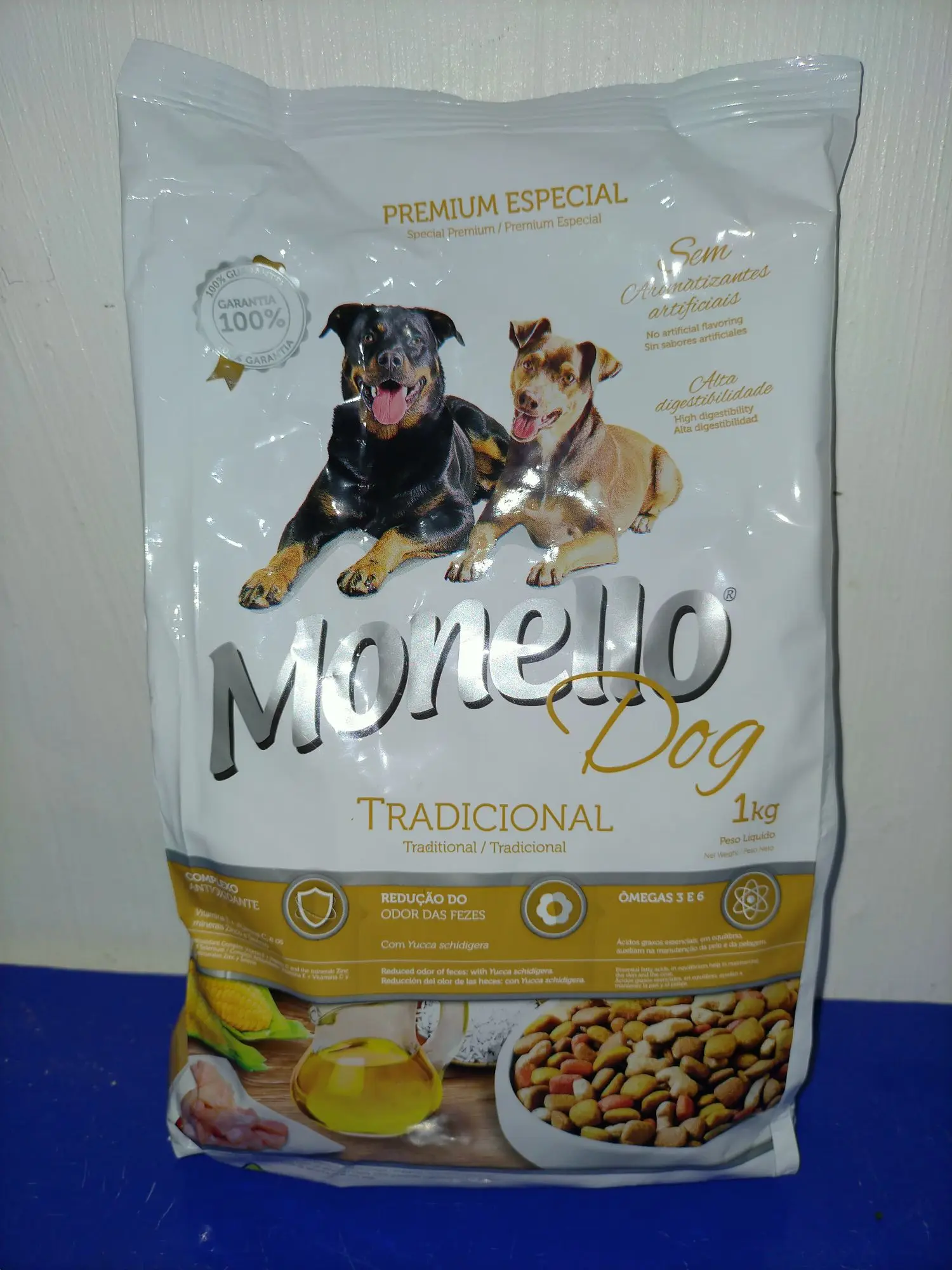 Monello dog food for Traditional adult 1kg per pack