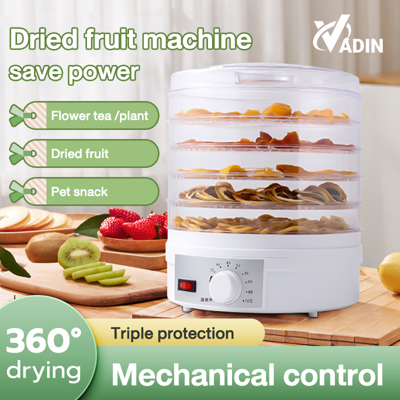 5 Layers Dried Fruit Vegetables Herb Meat Machine Household Mini Food  Dehydrator