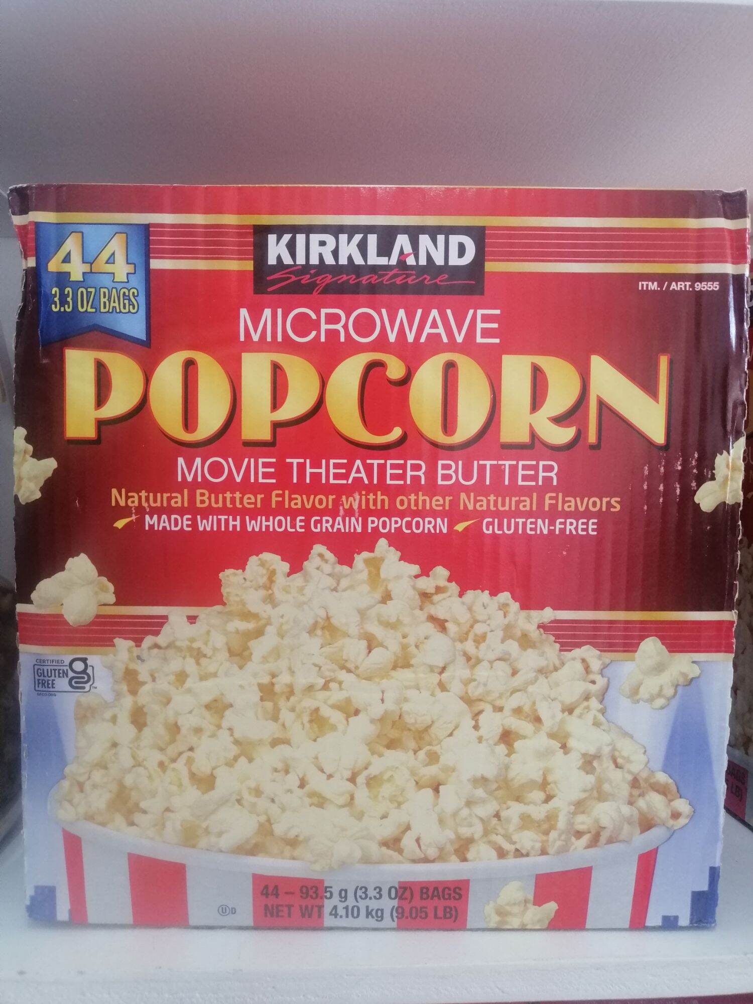 Kirkland Signature Microwave Popcorn, 3.3 oz, 44-count