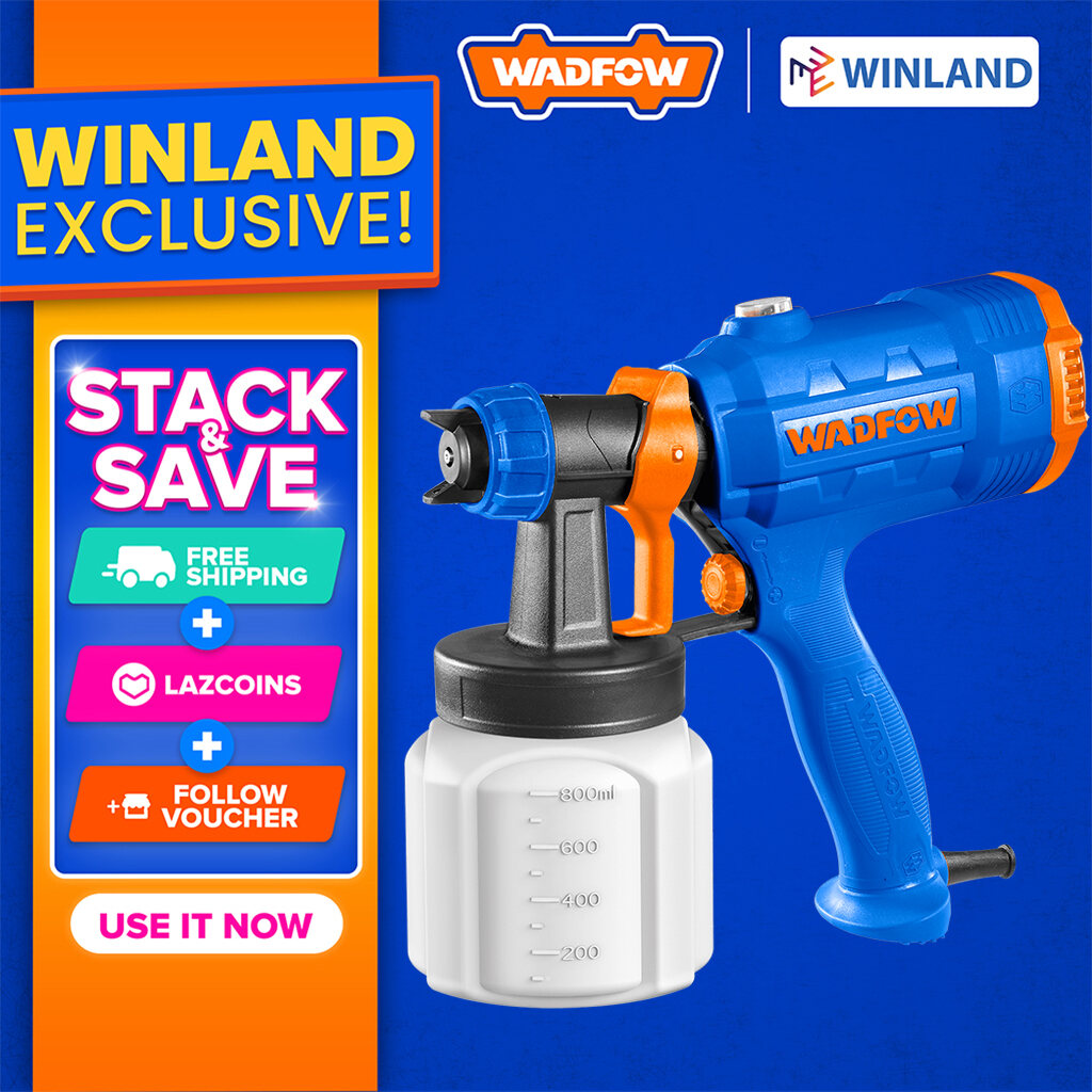 Wadfow by Winland Floor Based HVLP Electric Spray Paint Gun Paint Zoom