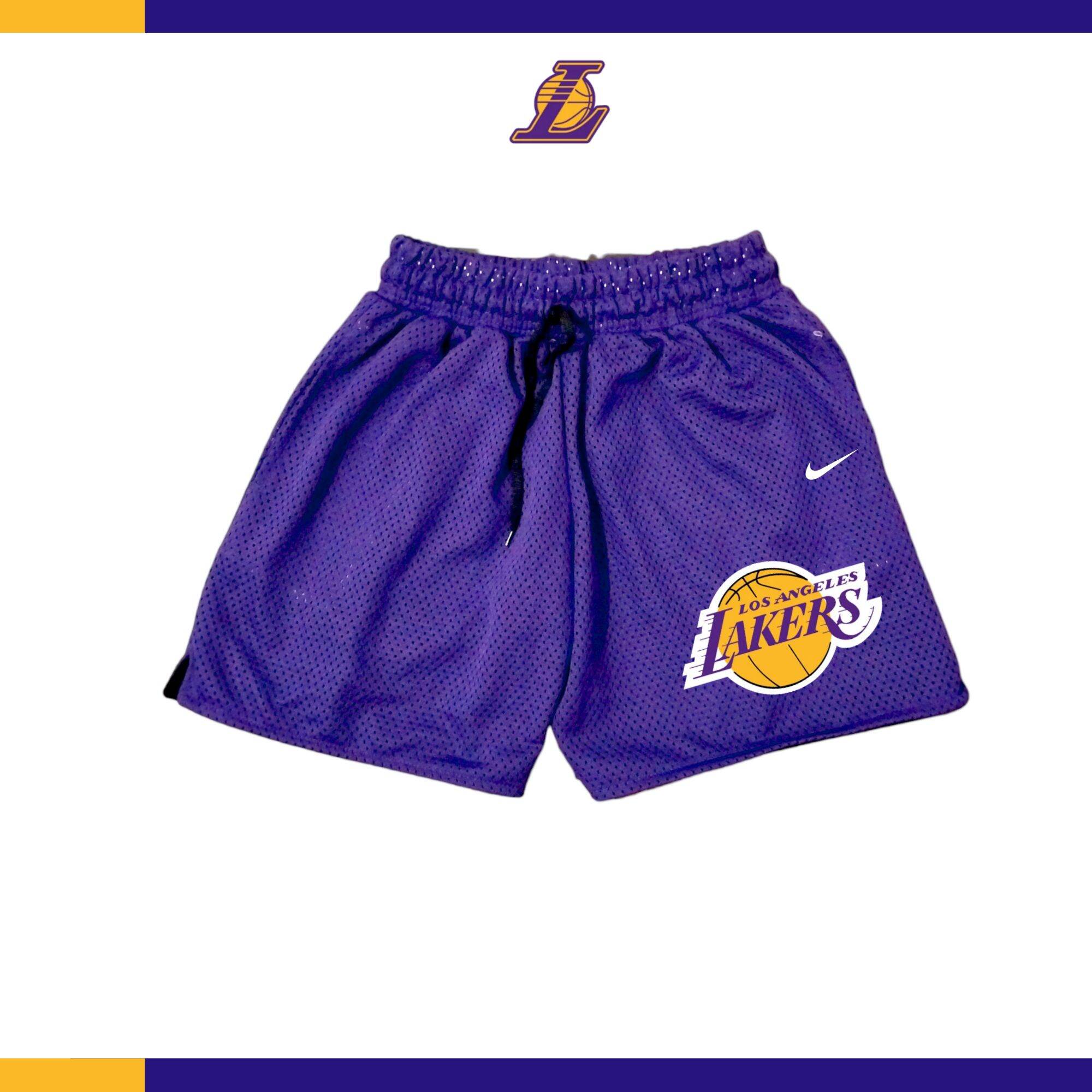 Los Angeles Lakers Shorts, Lakers Mesh Shorts, Performance Shorts