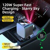 Huayu | Super Fast Charging Car Charger Telescopic Cable