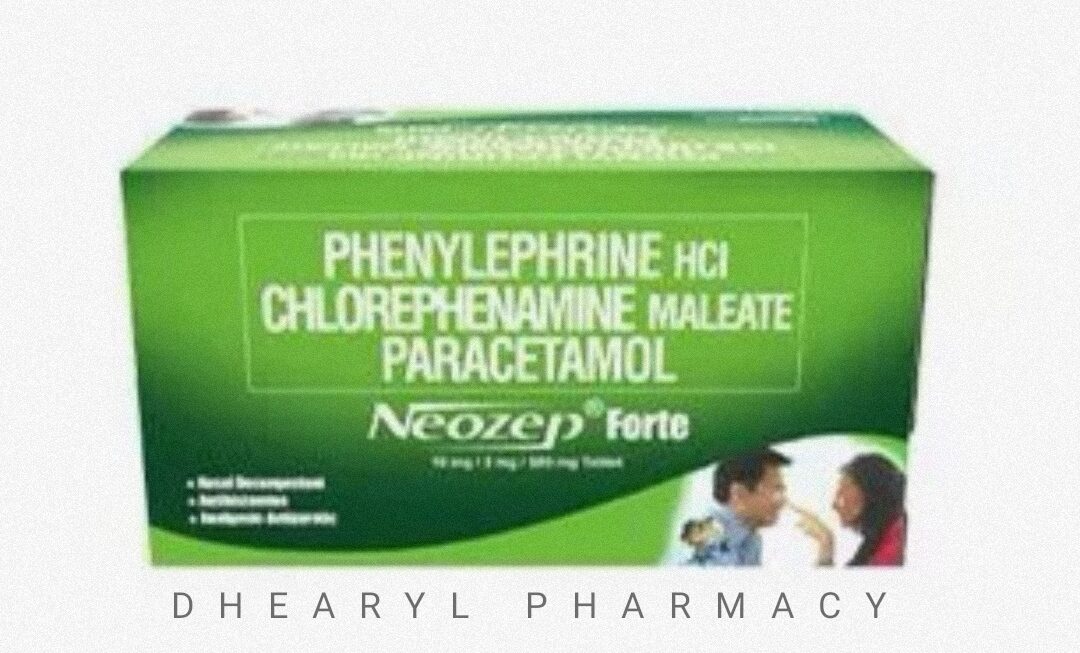 Neozep Non Drowsy 500mg (100's Tablet/per Box) Shopee Philippines ...