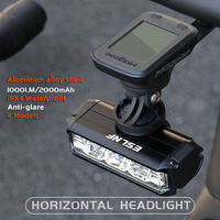 Waterproof 1000 Lumens Hoisting Bike Headlight USB Rechargeable MTB Front Light Aluminum Alloy Road Bicycle Flashlight
