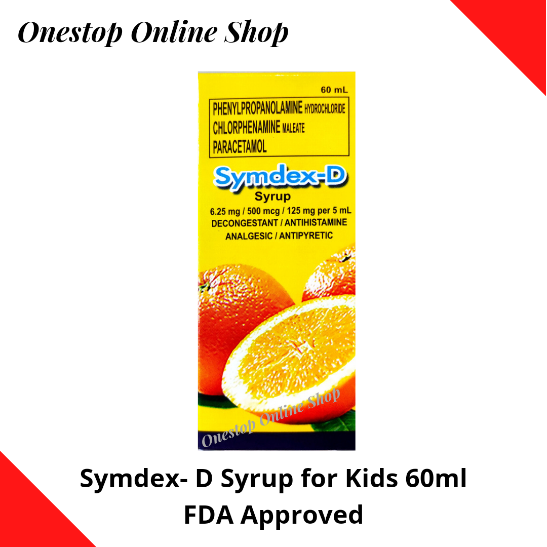 Symdex-D Syrup for Kids 60ml | Lazada PH