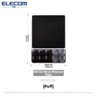 Elecom | Pressure-relieving Mouse Pad with Wrist Rest Breathable Easy to Clean