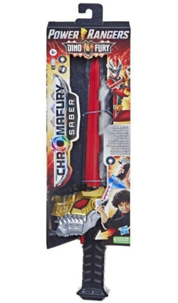 Power Rangers Dino Fury Chromafury Saber / Color Scanning Sword | Lazada PH