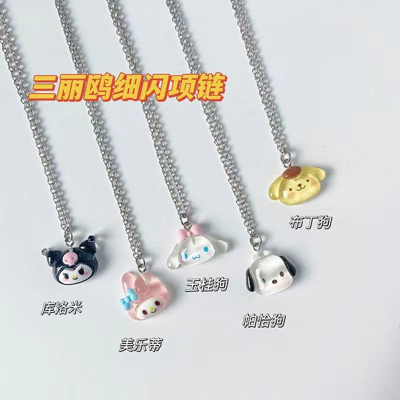 MIAOYA Cinnamoroll Cute Cartoon Dog Shape Pendant For Female