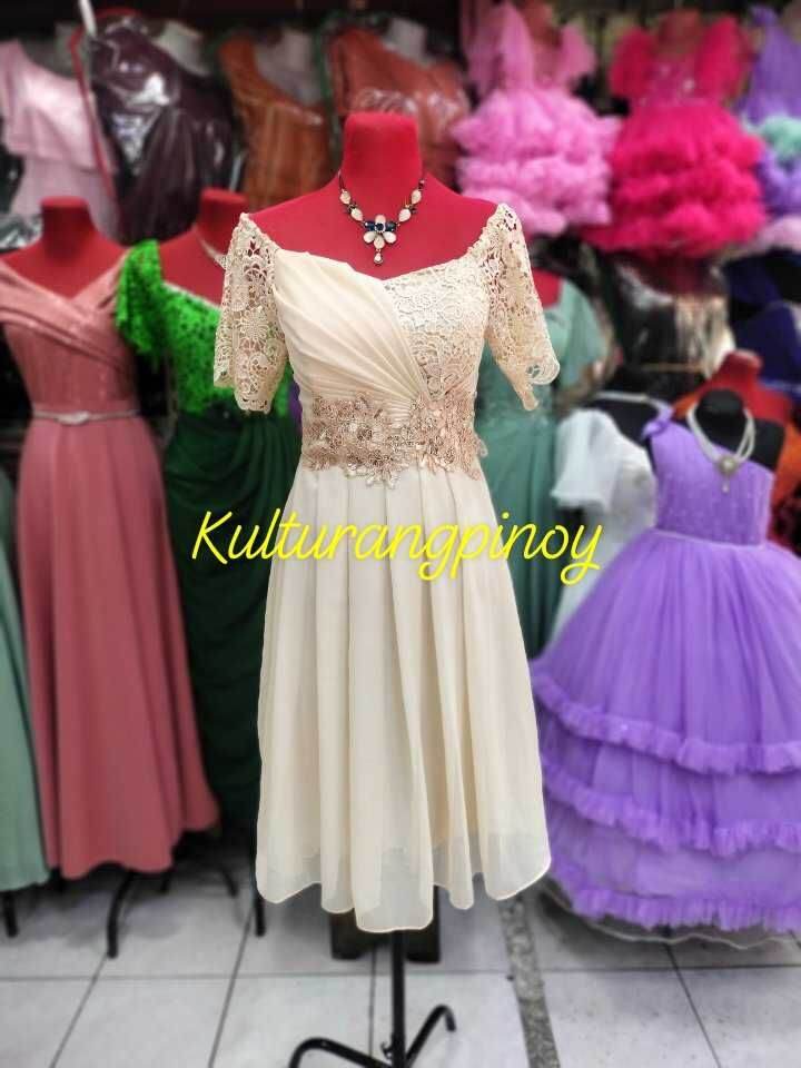 Modern filipiniana outlet dress for sale