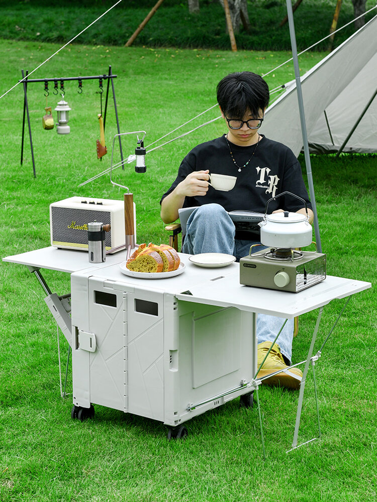 smit | Foldable Outdoor Camp Table Trolley Presyo 3,179 Piso*Libreng Shipping