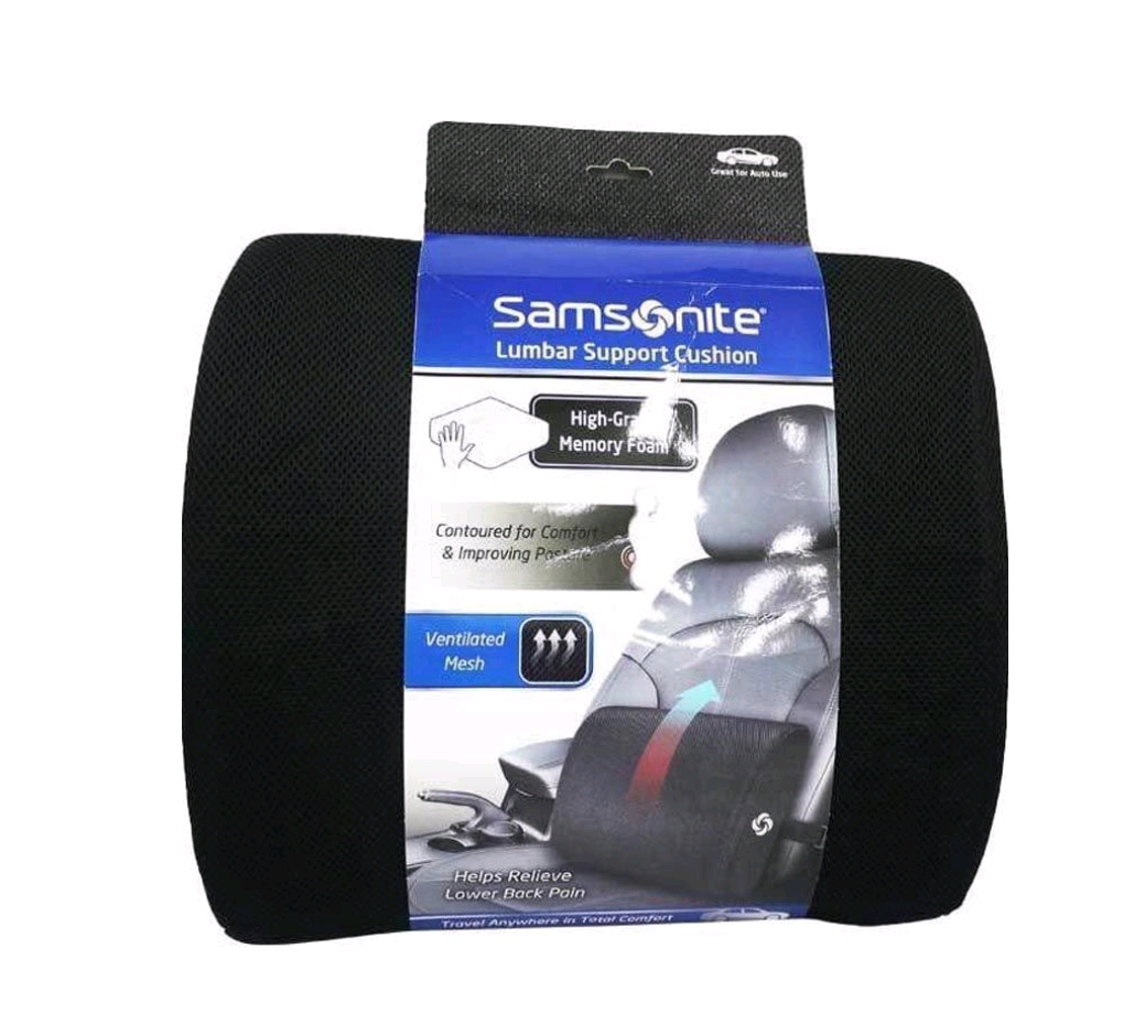 Samsonite Memory Foam Lumbar Cushion 1pc