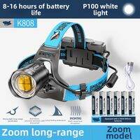 SMILING SHARK | Rechargeable Super Bright Adjustable Focus Headlamp