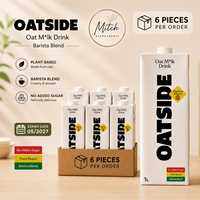 Oatside Milk Drink Barista Blend No Added Sugar Plant Based 1L (1 Case or 6 pieces per order) New Stocks coming THailand Variant