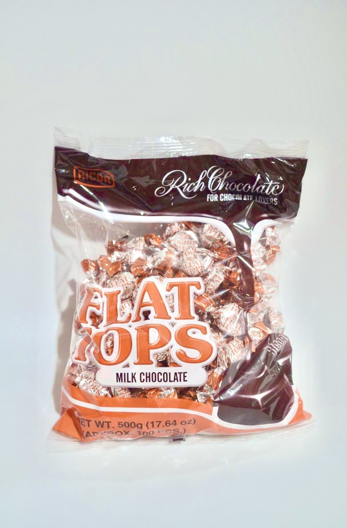 Flat Tops Milk Chocolate 500g [Approx. 100pcs] Lazada PH