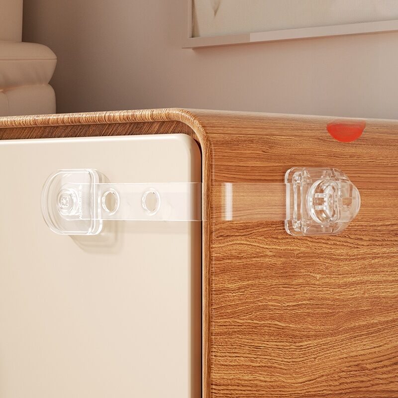 EUDEMON | Baby Safety Lock Drawer Cabinet Door Child Proof Lock Fixed Card Clip Prevent Opening For Toddlers And Children