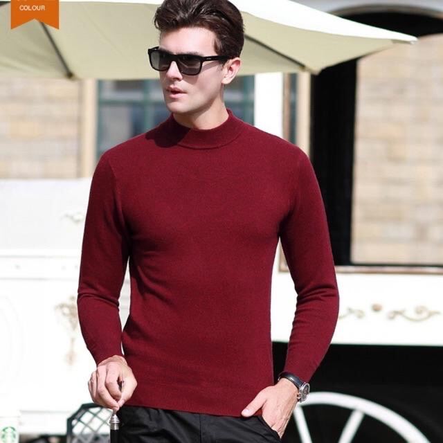 Half shop polo neck