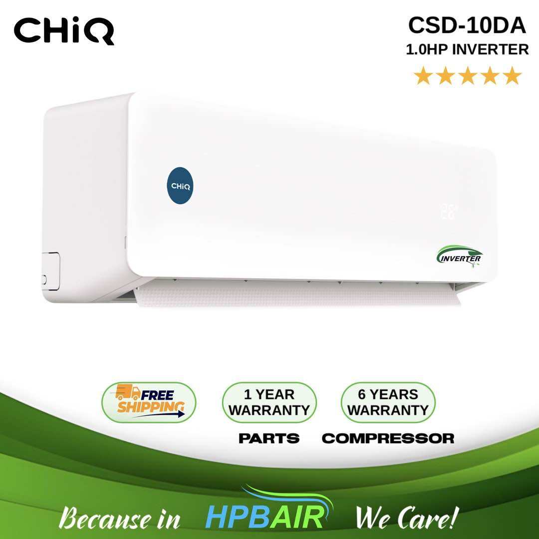 CHiQ SPLIT TYPE 1 HP Inverter Aircon Model CSD-10DA | Lazada PH