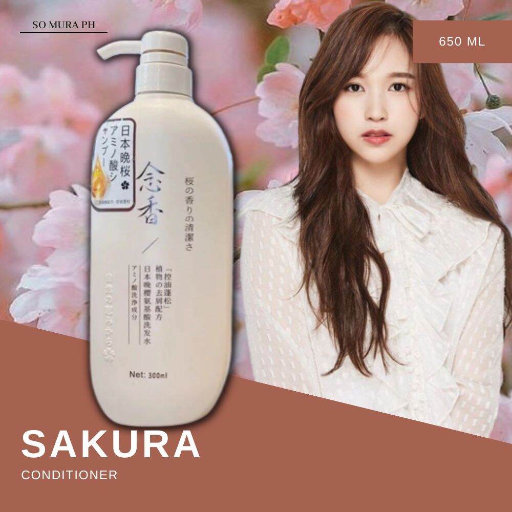 SAKURA CONDITIONER AND SHAMPOO 650ml Lazada PH