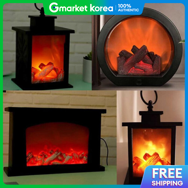 OMT | Christmas Mood Light Fireplace Led Campfire Fire-Gazing Lighting Ocr-Dmltg01