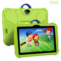 BDF | New Cartoon Pattern Kids Tablet 7 Inch Quad Core 4GB RAM 64GB ROM Android Learning Education Games Tablets Childrens Gifts