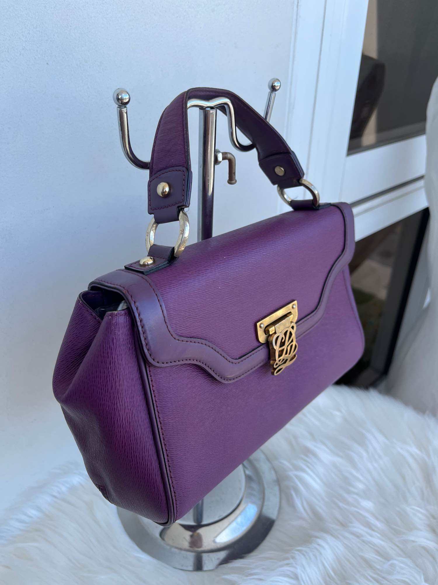 25 Preloved Louis Quatorze Purple Hand Bag w/ Sling (Guaranteed Authentic)