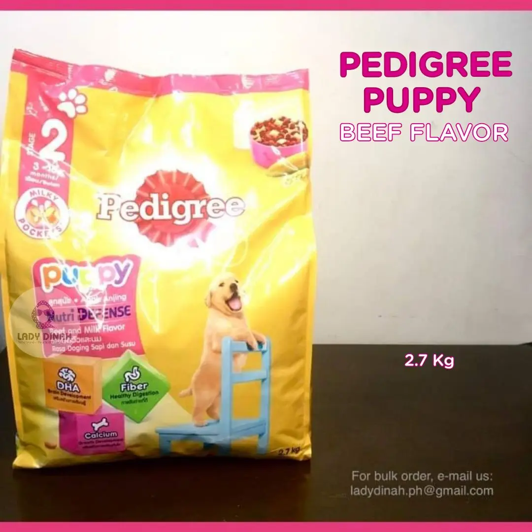 Pedigree Puppy Stage 2 Nutri-Defense Dog Dry Food 2.7kg (Chicken/Beef Flavor)