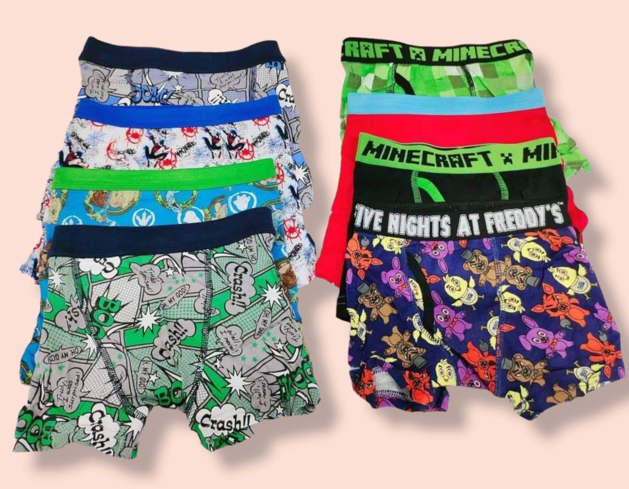 6pcs Boxer brief Assorted color and Print Depends on stock Lazada PH