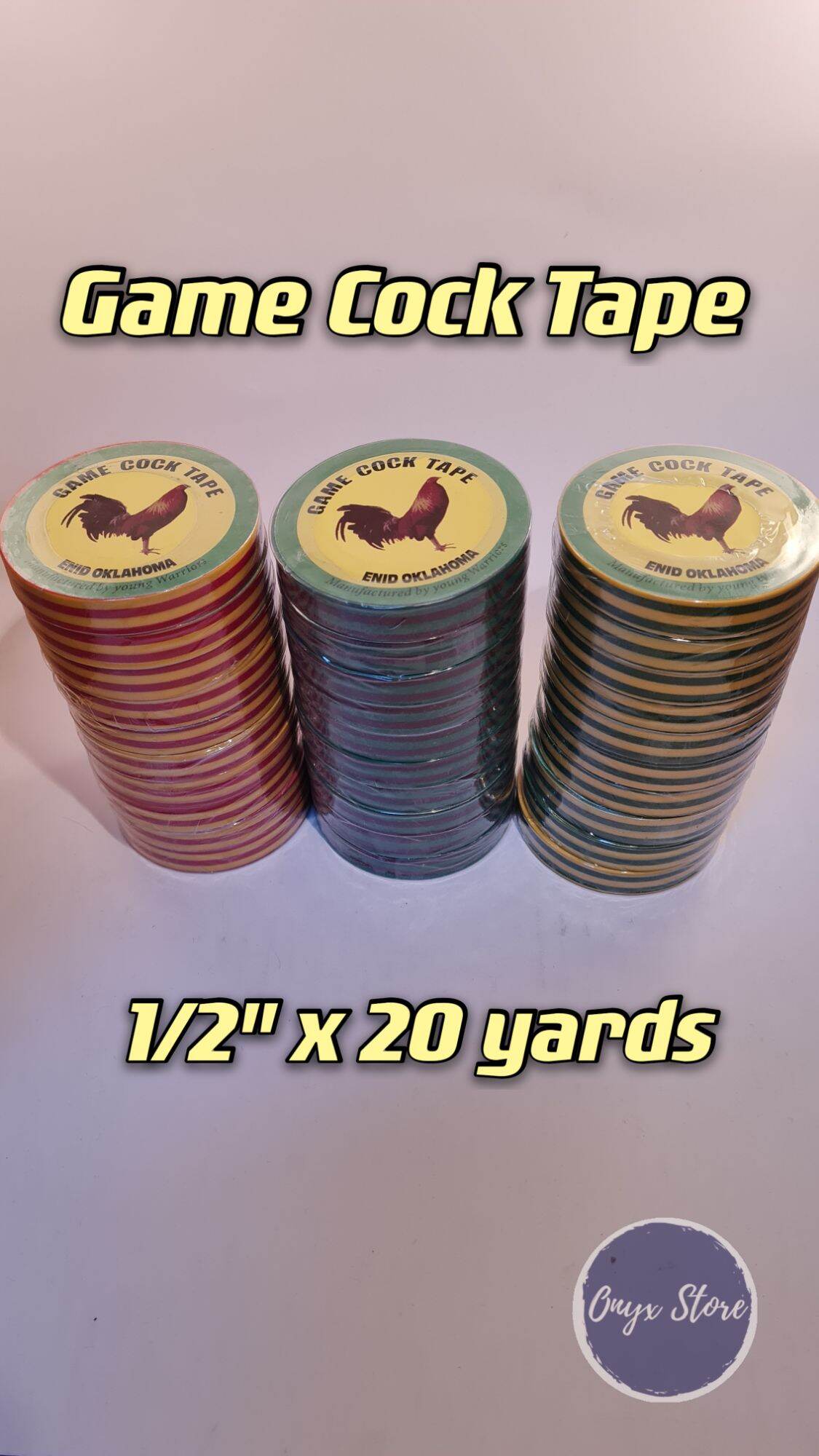 Game Cock Tape 12 x 20 yards, 10 rolls, RANDOM COLOR | Lazada PH