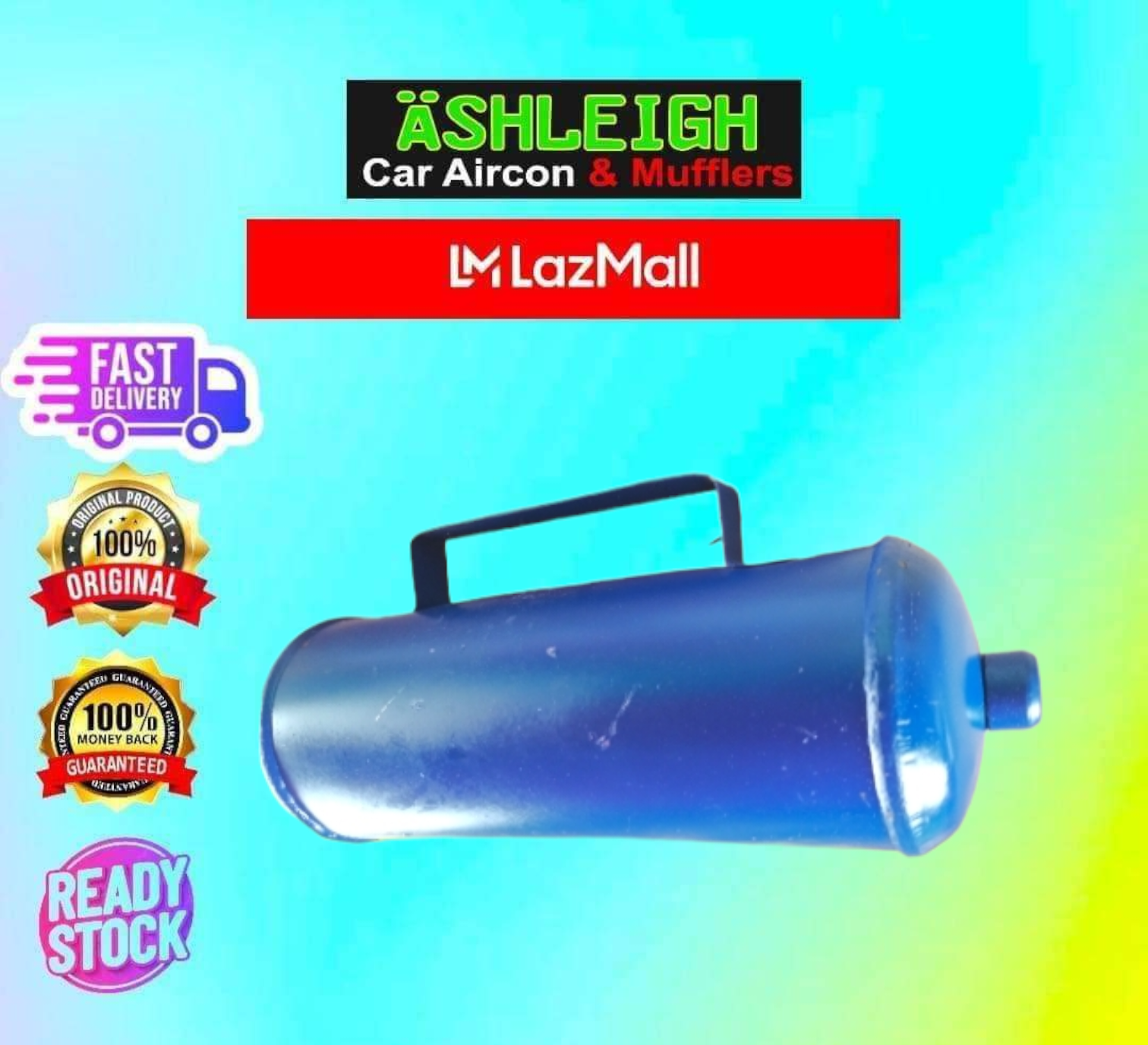 Ashleigh Aircon Empty Freon Tank NO VALVE (2.5kg) quality parts Lazada PH