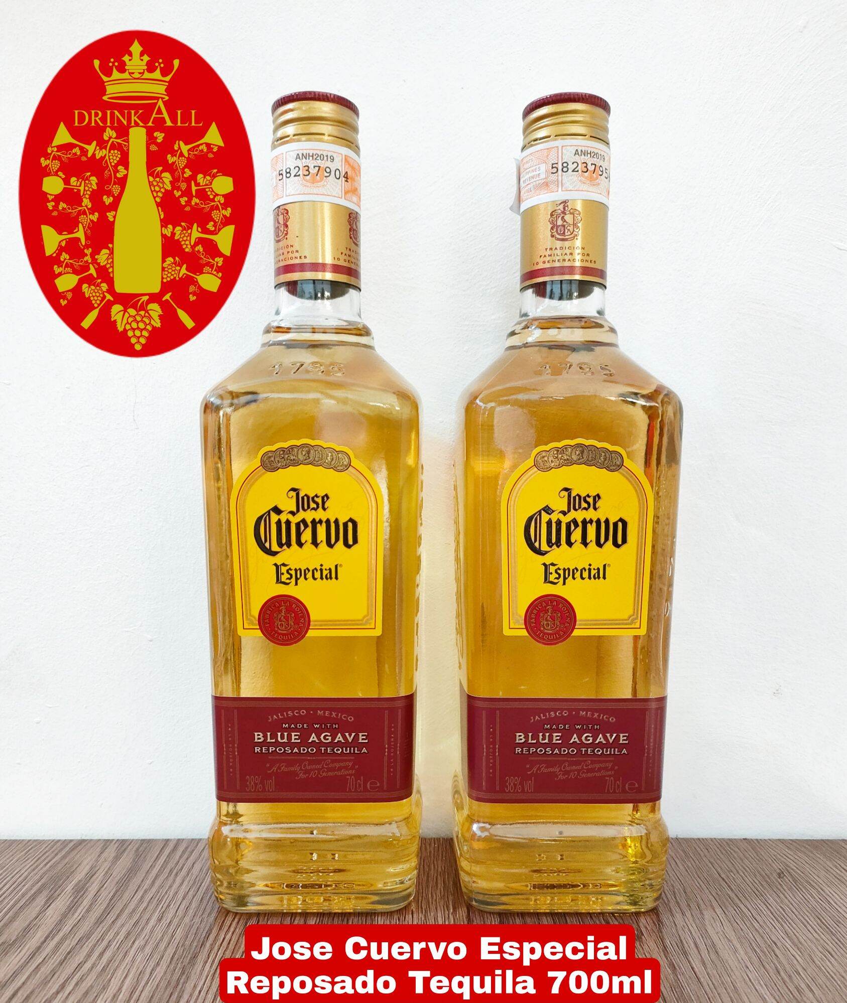 Jose Cuervo Especial Reposado Tequila 700ml (Mexico) 2 bottles Lazada PH